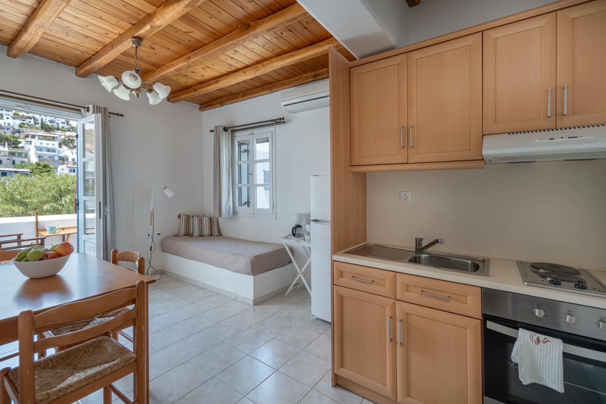 Galazio Seaside Apartments Livadakia 객실 사진